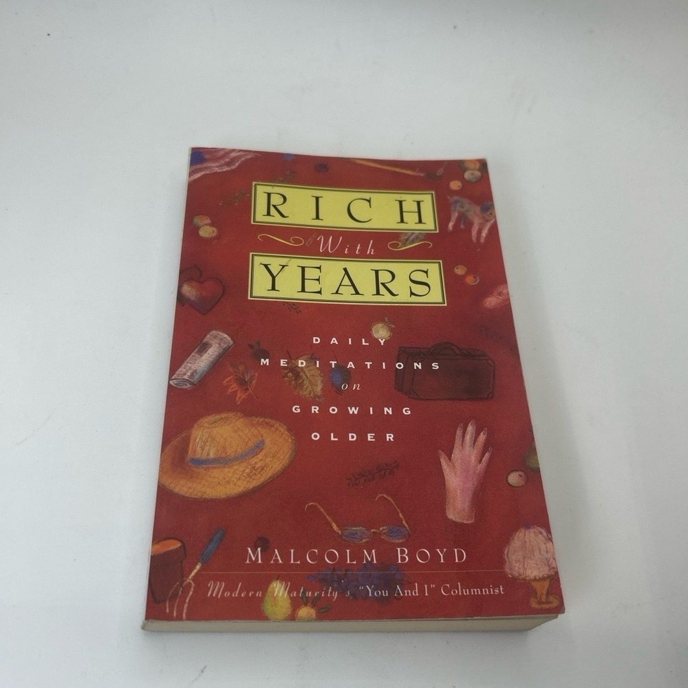 HarperCollins Daily Meditations Paperback Red Rich With Years Malcolm Boyd‎